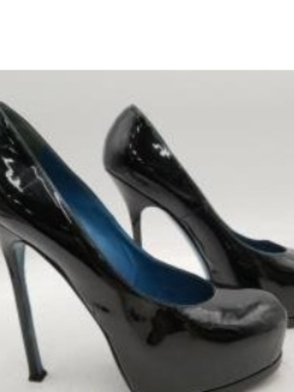 $995 YSL Saint Laurent Tribtoo 105 Nude Beige Patent Pumps Heels Shoes 41 10 COA - Picture 2 of 9